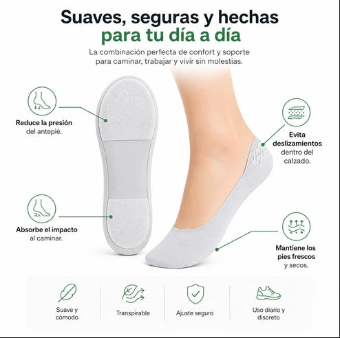 Calcetines acolchados para menor dolor